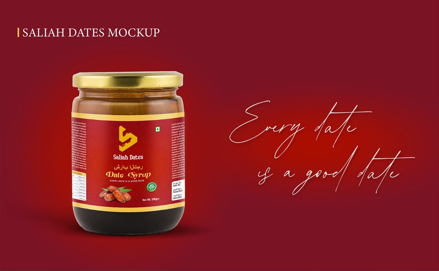 Packaging design – Saliah Dates